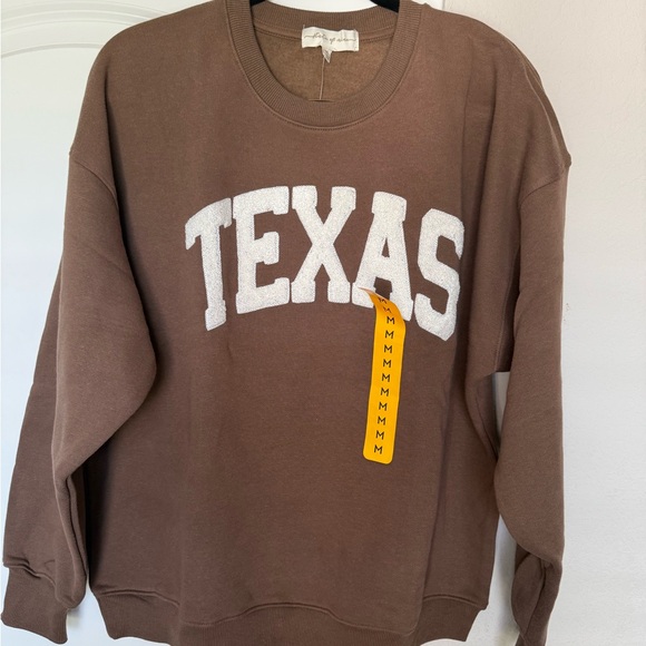 Brown Texas Sweatshirt - Picture 1 of 4